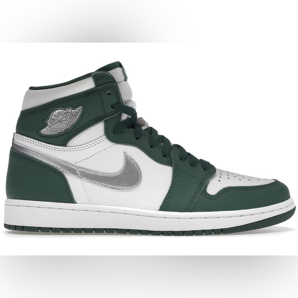 Air Jordan 1 Retro High OG Gorge Green/ Silver NIB Youth 7/ Women 8-8.5